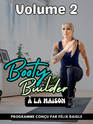 Couverture tu programme booty builder volume 2 à la maison